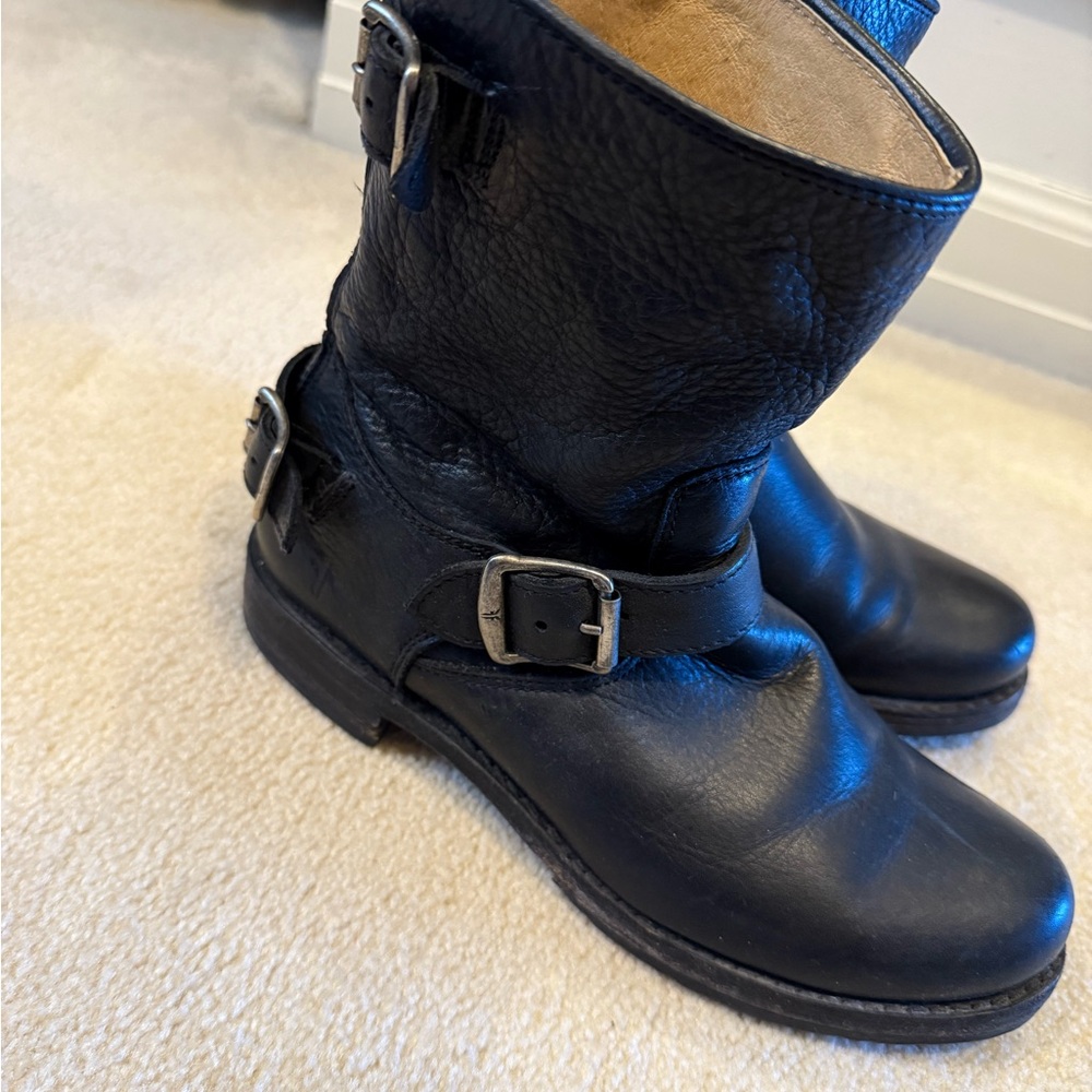 Women’s Frye moto boots